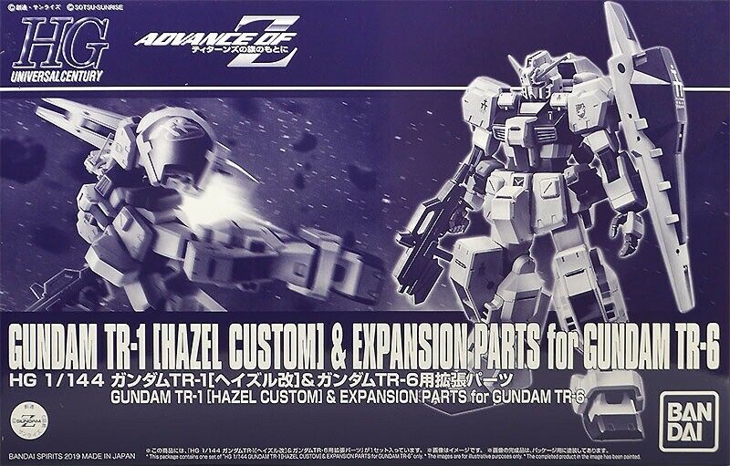 Bandai Hguc 1/144 Gundam Tr-1 Hazel Custom & Expansion Parts For Tr-6 Model Kit