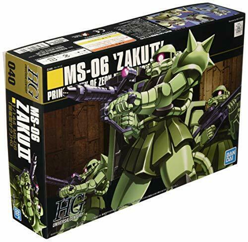 Bandai Hguc 1/144 Ms-06 Zaku Ii Mass Production Type Gundam Model Kit