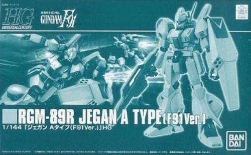 Bandai Hguc 1/144 Rgm-89r Jegan A Type F91 Ver Plastic Model Kit