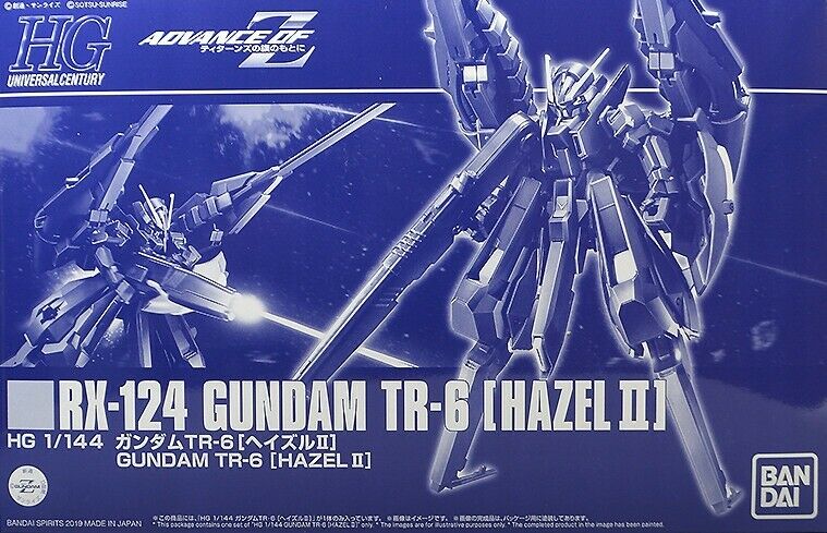 Bandai Hguc 1/144 Rx-124 Gundam Tr-6 Hazel Ii Plastic Model Kit A.o.z
