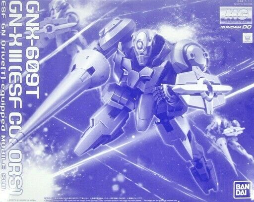 Bandai Mg 1/100 Gnx-609x Gn-x Iii Esf Colors Plastic Model Kit Gundam 00
