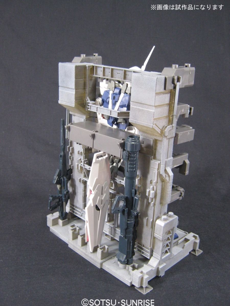 Bandai Mg 1/100 Rx-0 Unicorn Gundam Hd Color + Ms Cage Model Kit Gundam Uc