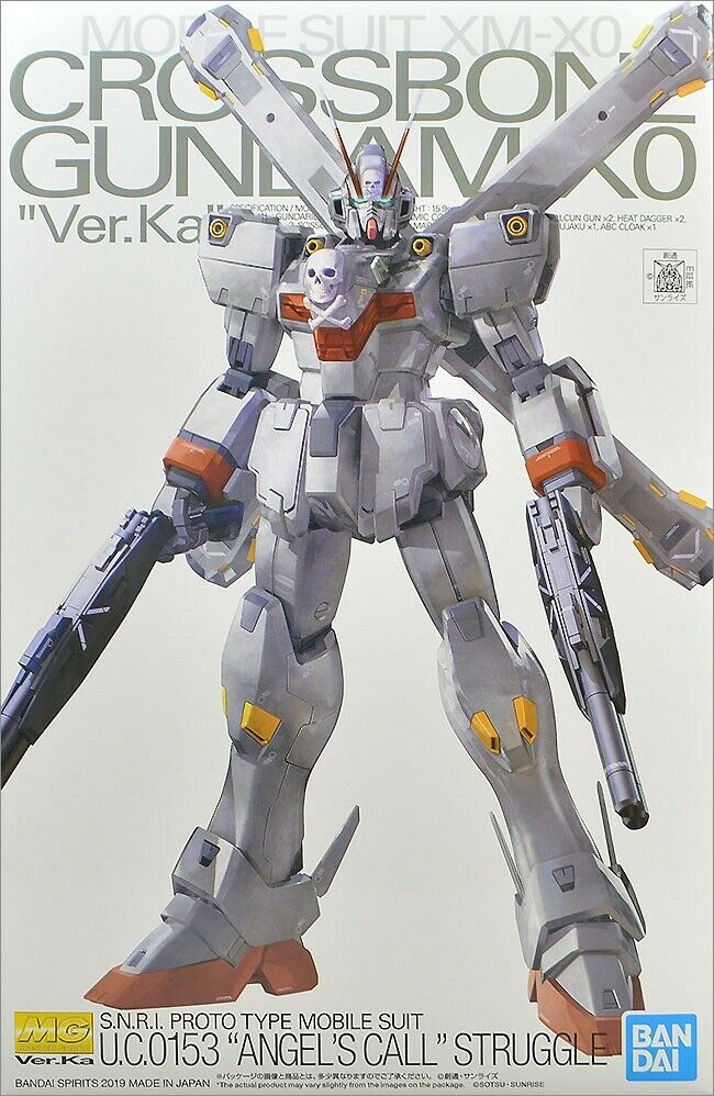 Bandai Mg 1/100 Xm-x0 Crossbone Gundam X-0 Ver.ka Plastic Model Kit