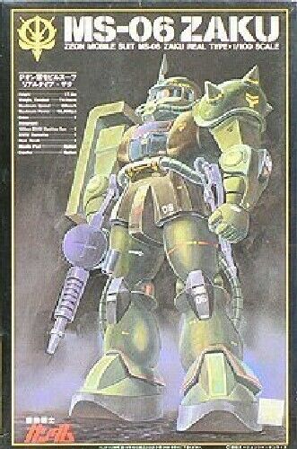 Bandai Ms-06 Zaku Ii Real Type 1/100 Plastic Model Kit