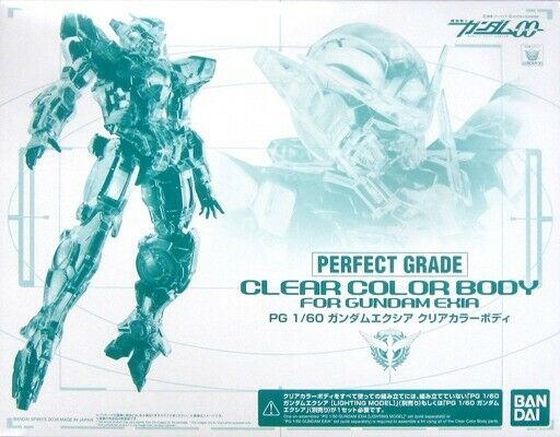 Bandai Pg 1/60 Clear Color Body For Gundam Exia Plastic Model Kit