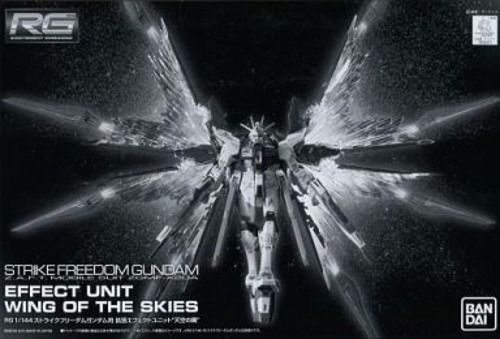 Bandai Rg 1/144 Effect Unit Wing Of Skies For Strike Freedom Gundam Model Kit