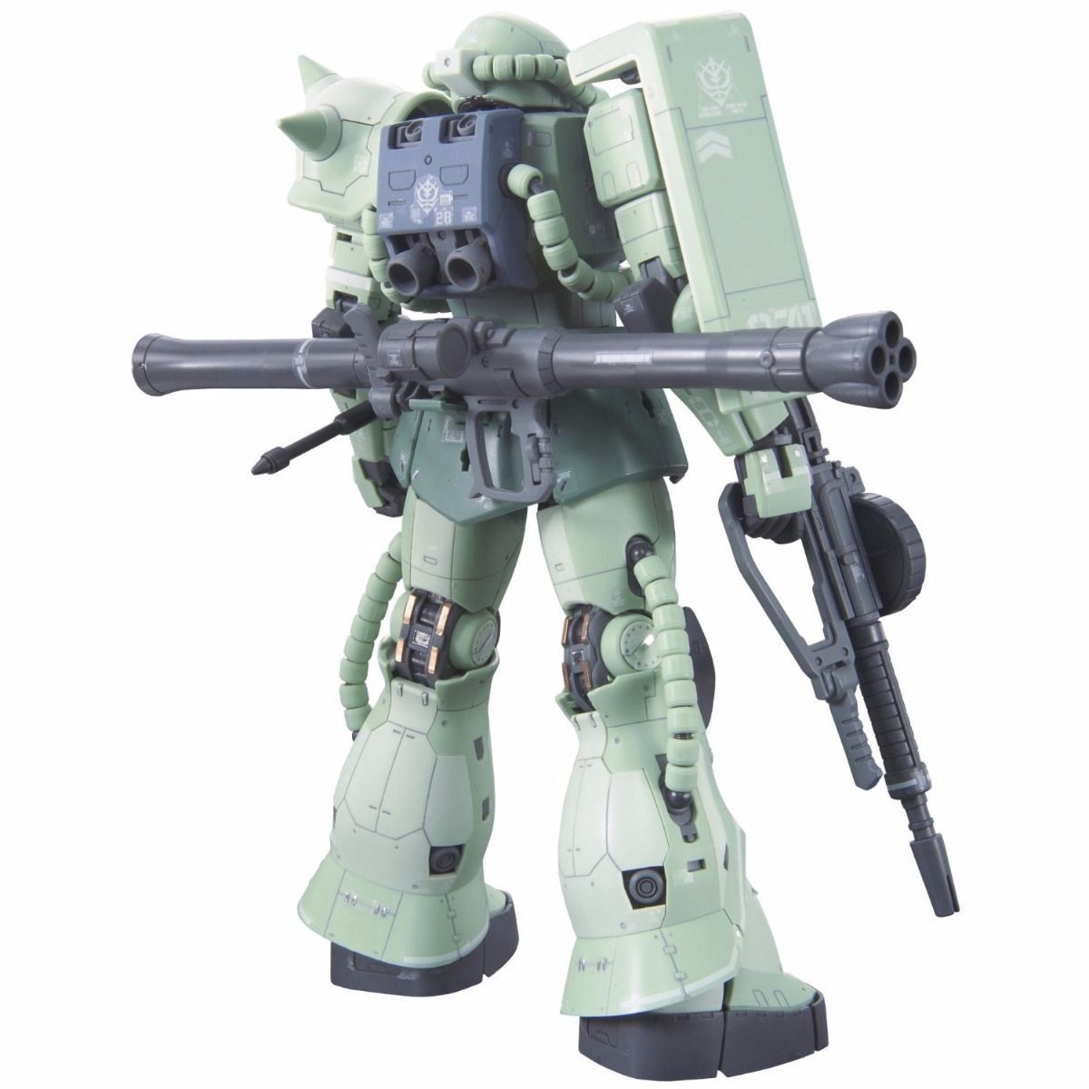 Bandai Rg 1/144 Ms-06f Zaku Ii Plastic Model Kit Gundam