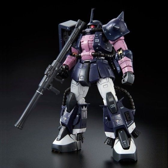 Bandai Rg 1/144 Ms-06r-1a Black Tri-stars Zaku Ii Model Kit Gundam Msv