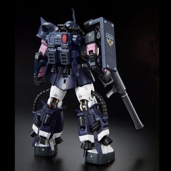Bandai Rg 1/144 Ms-06r-1a Black Tri-stars Zaku Ii Model Kit Gundam Msv