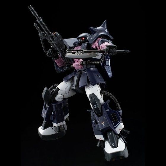 Bandai Rg 1/144 Ms-06r-1a Black Tri-stars Zaku Ii Model Kit Gundam Msv