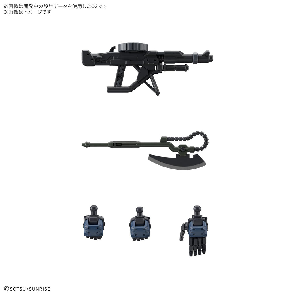Bandai Spirits HG Mobile Suit Gundam Zaku 1/144 Scale Pre-Colored Model Kit