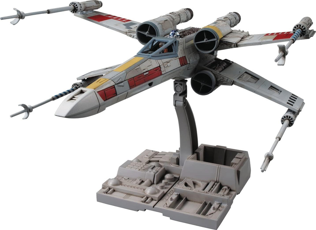 Bandai Spirits Star Wars Color-Coded 1/72 X-Wing Starfighter Model - New Version