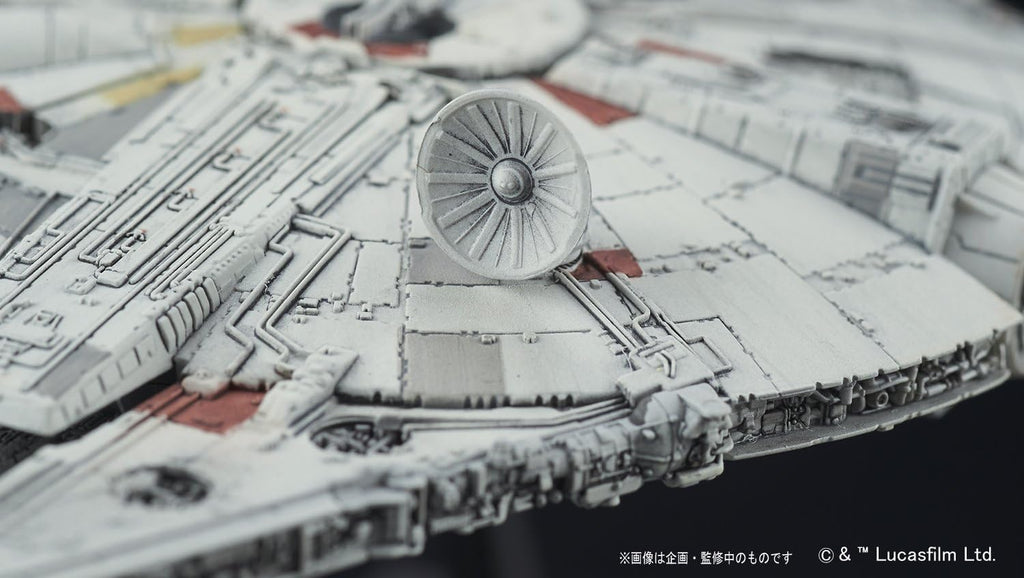 Bandai Spirits Star Wars Millennium Falcon Model 006 Color-Coded Plastic
