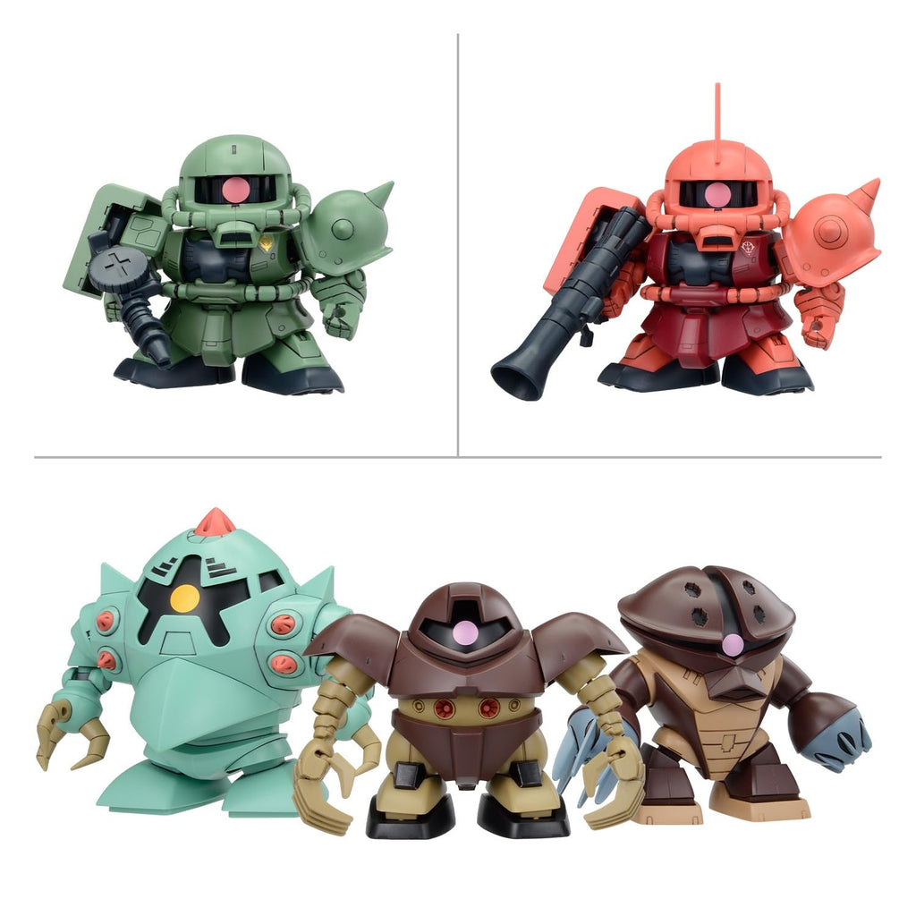 Bandai Spirits Bb Senshi Mobile Suit Gundam Principality of Zeon MS Set Model Kit