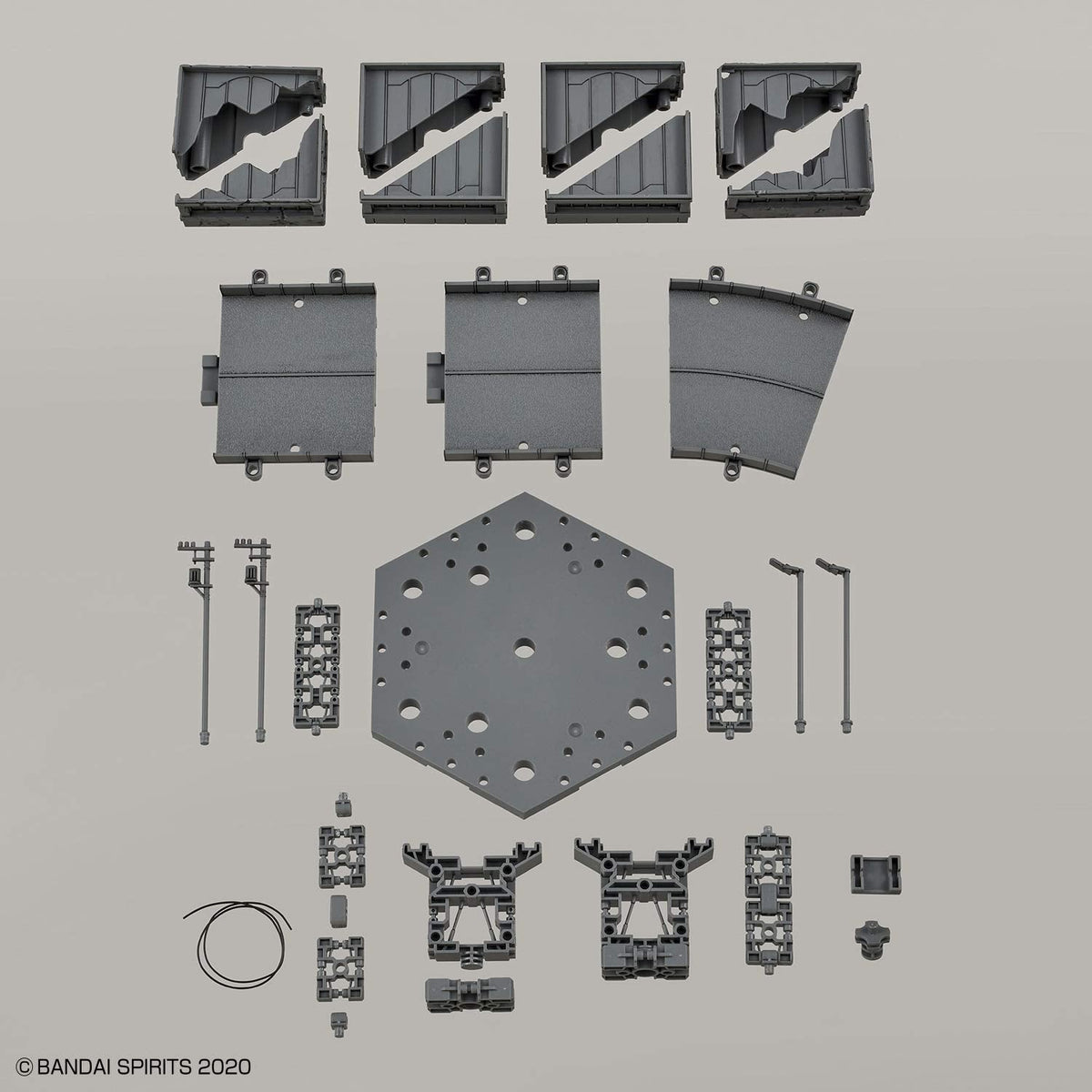 BANDAI 30Mm 1/144 Customize Scene Base City Ver. Plastic Model