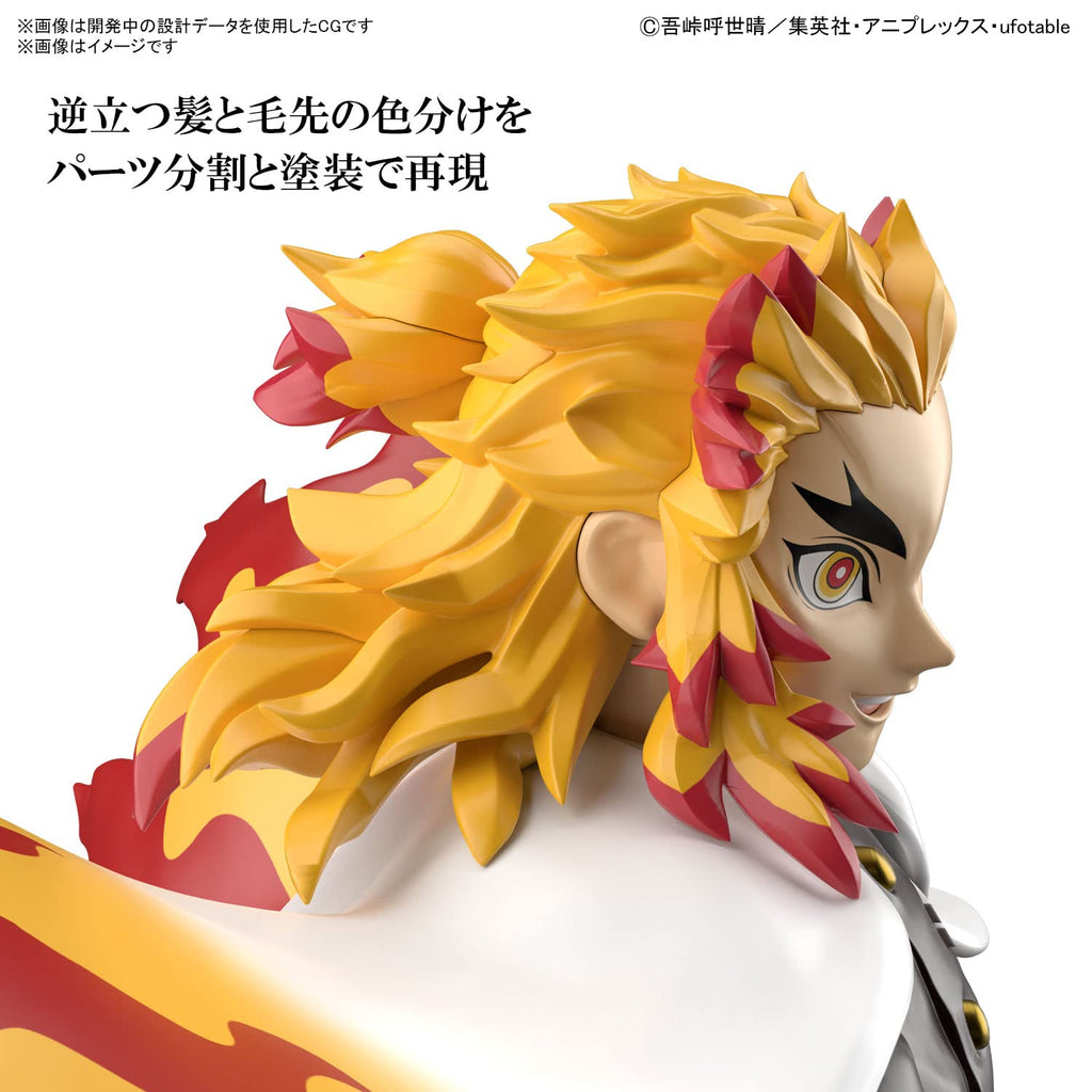 Demon Slayer Model Rengoku Anjuro Color Coded Plastic Model