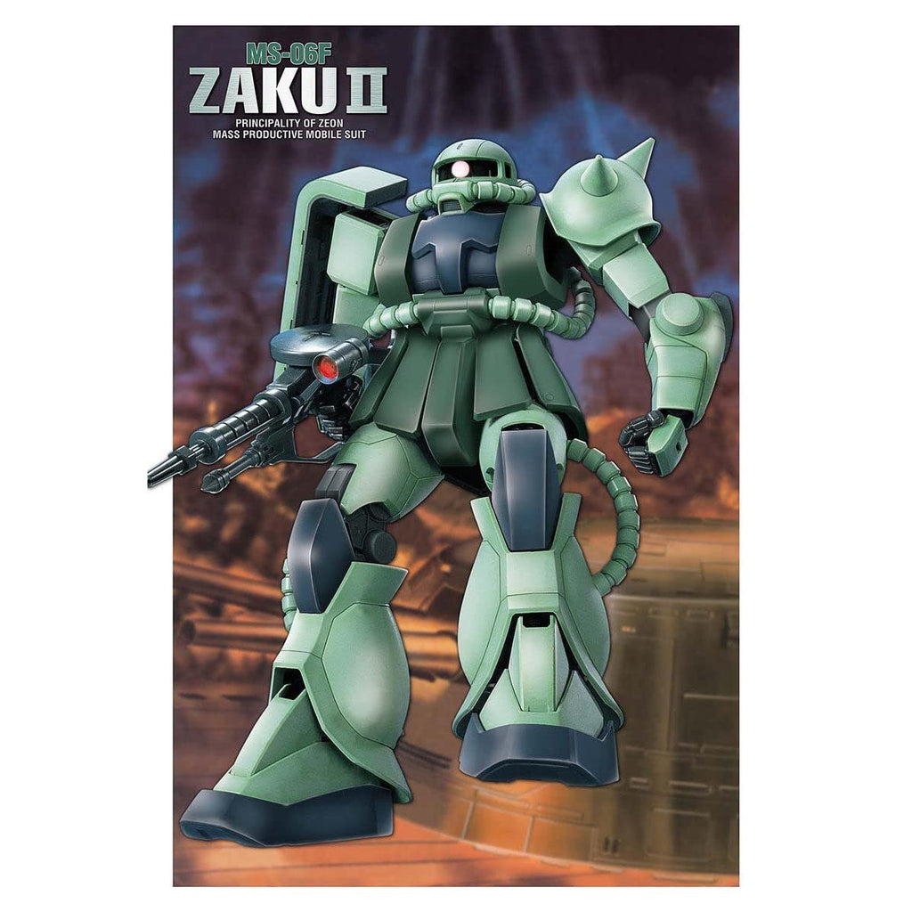 BANDAI First Grade Gundam Fg-03 Ms-06F Zaku Ii 1/144 Scale Kit
