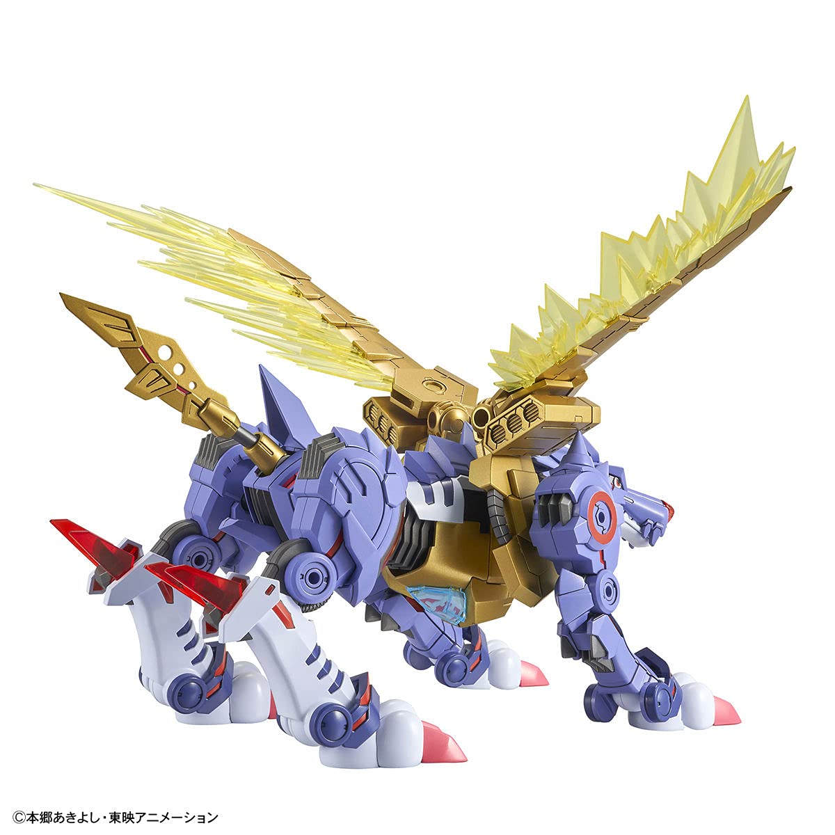 BANDAI Figure-Rise Standard Digimon Metalgarurumon Amplified Plastic Model Kit