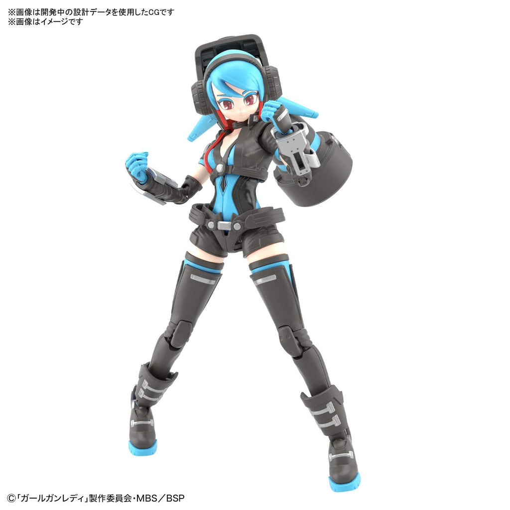 Bandai Spirits Girl Gun Lady Commander Alice 1/1 Scale Blue Plastic Model