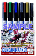 GSI CREOS Mr.Hobby Gms121 Gundam Metallic Marker Set 6 Pen