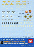 BANDAI Gundam Decal No.22 For Mg 1/100 Zeta Gundam Series