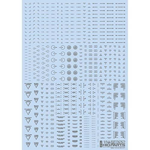 Haikyu Parts 1/144 One Color Gray Rb02 Caution Decal 1 Piece