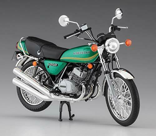 Hasegawa 1/12 Scale Motor Cycle Kawasaki Kh250-b3 / B5 Plastic Model Kit