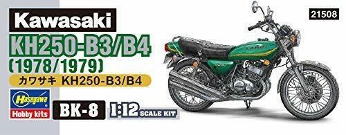 Hasegawa 1/12 Scale Motor Cycle Kawasaki Kh250-b3 / B5 Plastic Model Kit