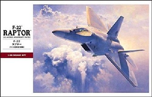 Hasegawa 1/48 F-22a Raptor Model Kit