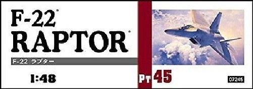 Hasegawa 1/48 F-22a Raptor Model Kit