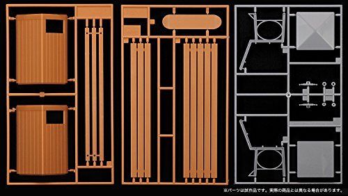 Hasegawa 1/12 Park Bench And Trash Box Model Kit