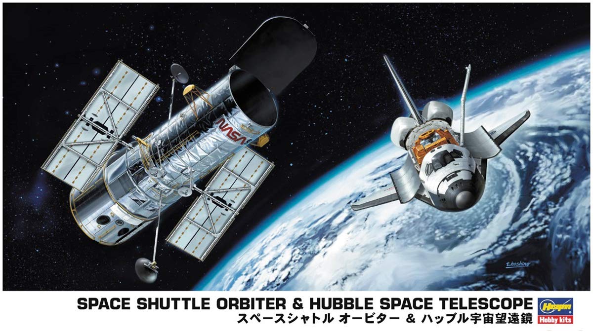 HASEGAWA 10676 Space Shuttle Orbiter & Hubble Space Telescope 1/200 Scale Kit