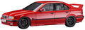 HASEGAWA 1/24 Bmw 320I W/Trunk Spoiler Plastic Model