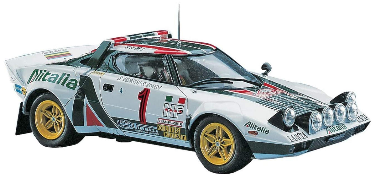 HASEGAWA 1/24 Lancia Stratos Hf '1977 Monte-Carlo Rally Winner' Plastic Model