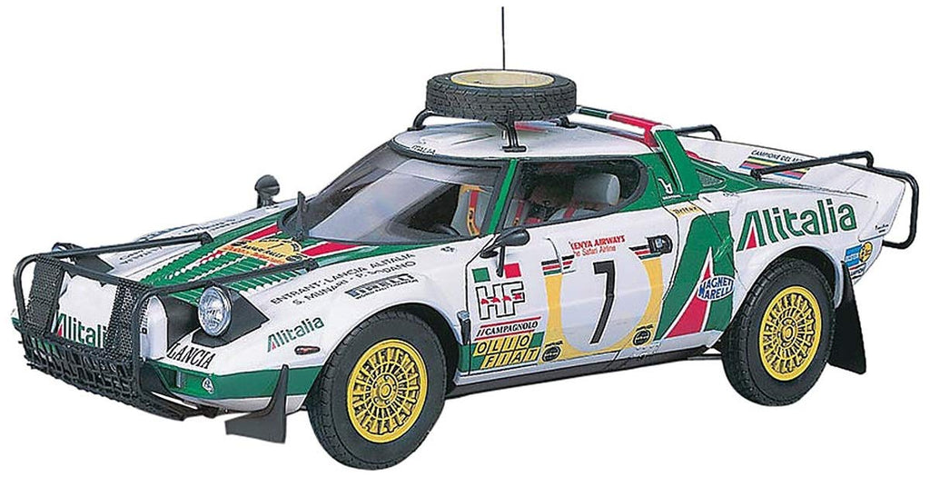 HASEGAWA 1/24 Lancia Stratos Hf '1977 Safari Rally' Plastic Model
