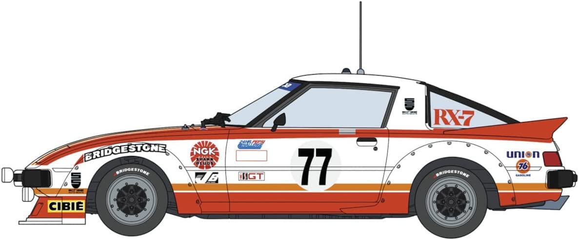 HASEGAWA 1/24 Mazda Savannah Rx-7 Sa22C 1979 Daytona Car No.77 Plastic Model