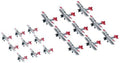 Hasegawa 1/700 Japanese Navy Carrier-based Aircraft Set Biplane Model Kit