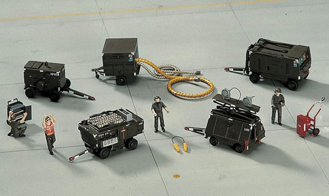 HASEGAWA X72-6 U.S. Aerospace Ground Equipment 1/72 Scale Kit