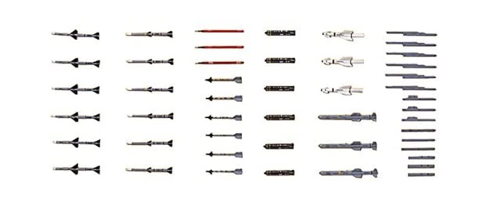 HASEGAWA 1/72 Aircraft Weapons V U.S. Missiles & Launcher Set Plastic Model