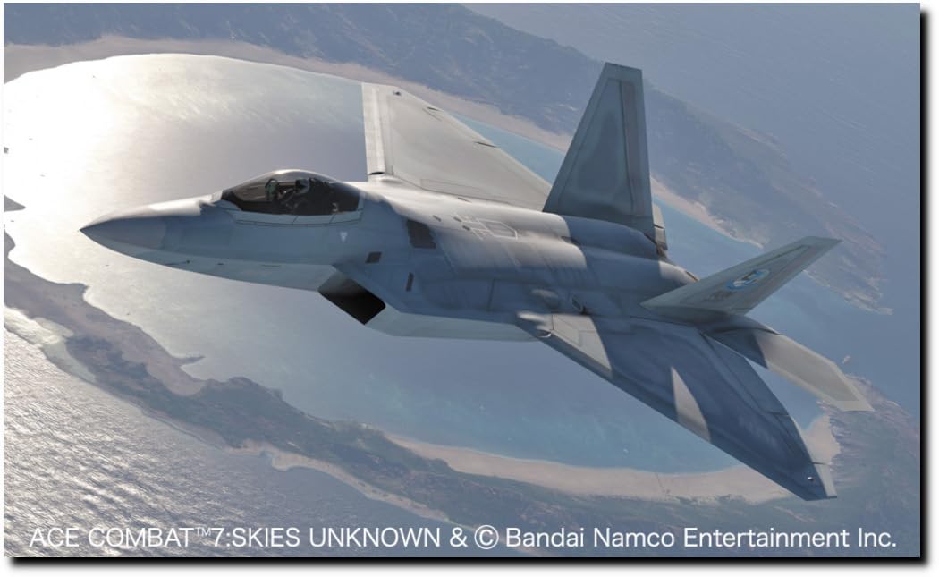 Hasegawa Creator Works Series Ace Combat 7 F-22 Raptor Moebius 1/48 Japan Plastic Model Sp571