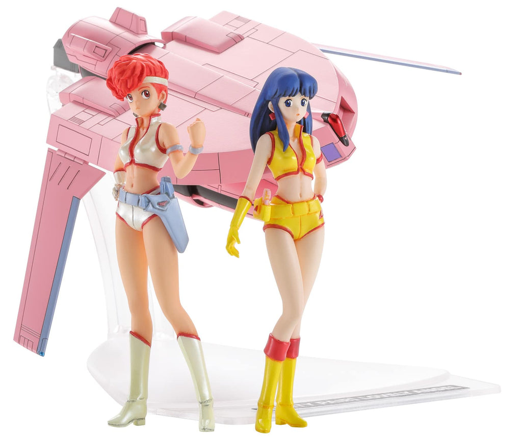HASEGAWA 1/20 'Dirty Pair' Kay & Yuri W/Lovely Angel 1/300 Plastic Model