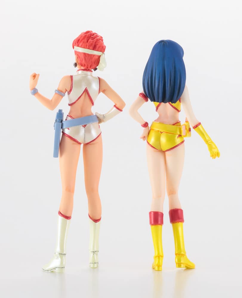 HASEGAWA 1/20 'Dirty Pair' Kay & Yuri W/Lovely Angel 1/300 Plastic Model