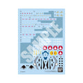 Bandai Spirits YF-21 1/100 Macross Plus Water Transfer Decal