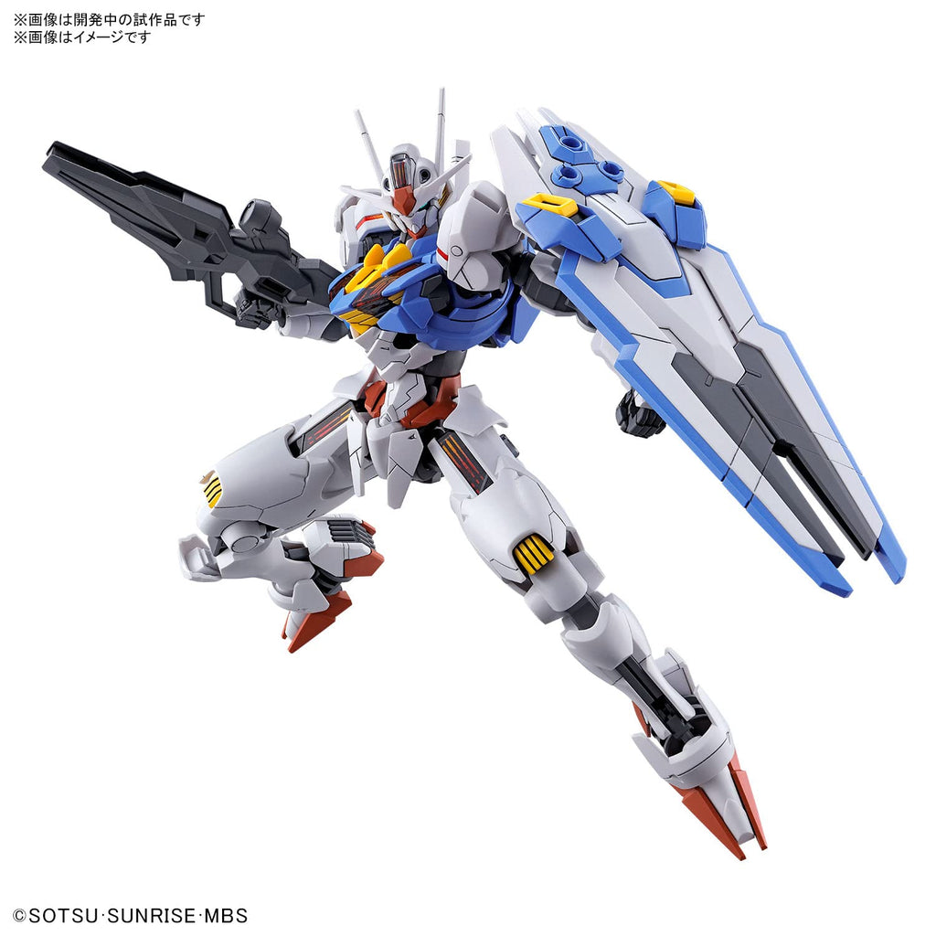 Bandai Spirits Hg Mobile Suit Gundam Mercury Witch Gundam Aerial 1/144 Scale Color-Coded Model