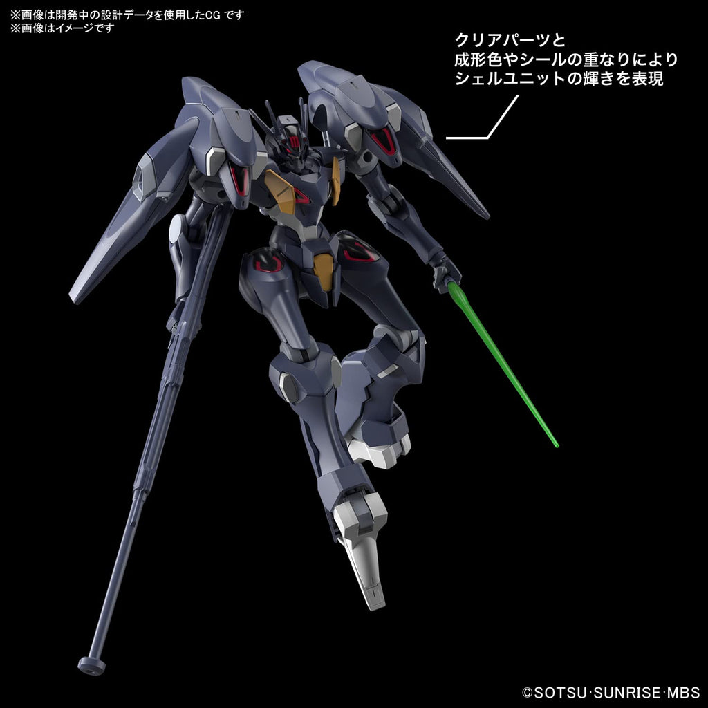 Bandai Spirits Hg Mobile Suit Gundam Mercury Witch Gundam Falact 1/144 Scale Color-Coded Model