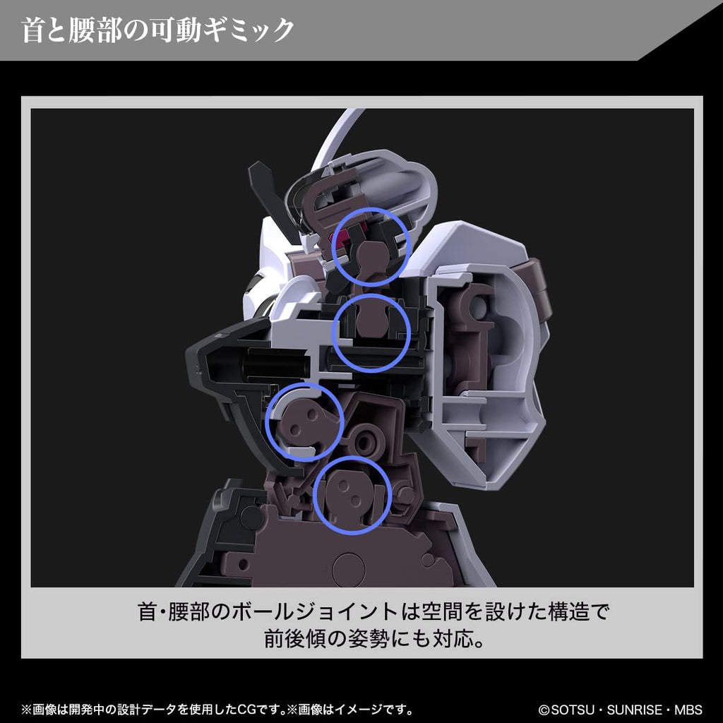 Hg Mobile Suit Gundam Witch Of Mercury Gundam Schwarzette 1/144 Scale Color Coded Plastic Model
