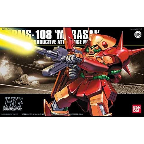 BANDAI Hguc 052 Gundam Rms-108 Marasai 1/144 Scale Kit