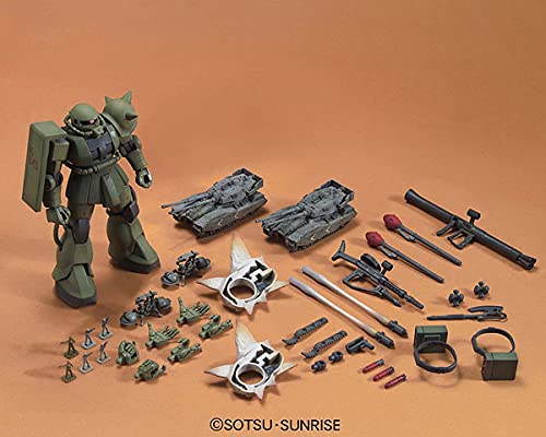 BANDAI  Gundam Ms-06 Zaku Ground War Set 1/144 Scale Kit