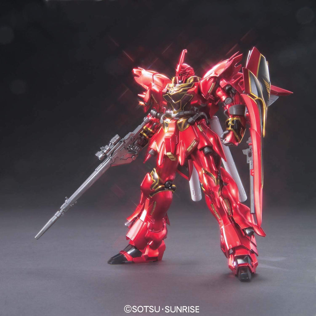 BANDAI Gundam Msn-06S Sinanju Titanium Finish 1/144 Scale Kit