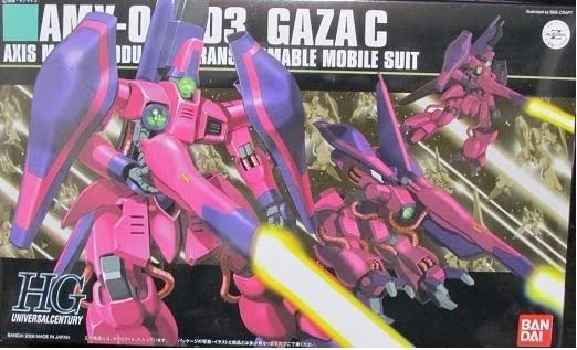 Hguc Mobile Suit Z Gundam Amx-003 Gaza C General Machine 1/144 Scale Color Coded Plastic Model